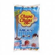 Chupa Chups Lolly Milky And Assorted Flavour 120 X Bags